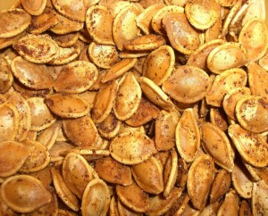 roasted pumpkin seeds